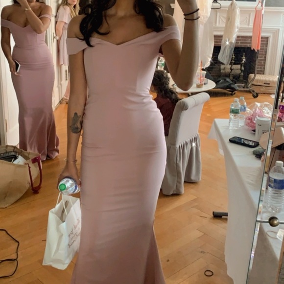 Allure gown in Dusty Pink by Nookie! Bridesmaid dress. - Picture 5 of 5